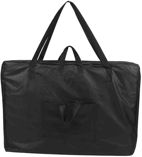 Borsa per il trasporto pieghevole per lettino da massaggio, custodia resistente per tavoli da spa portatili, borsa da massaggio professionale, custodia universale nera per il trasporto per casa