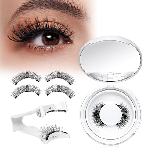 Pestañas postizas magneticas,Pestañas Postizas Magneticas de larga duración,pestañas magneticas Reutilizables,aspecto natural,no necesita pegamento,fácil colocación,extension,lifting