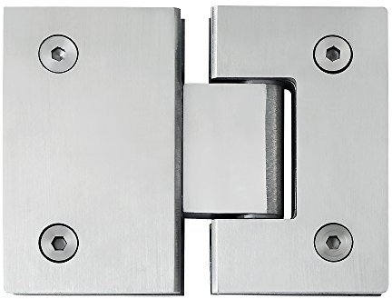 Alise Robuste 180 Grad Glastür Schrank Vitrine Klemme Glas Duschtüren Scharnier Ersatzteile Edelstahl gebürstet