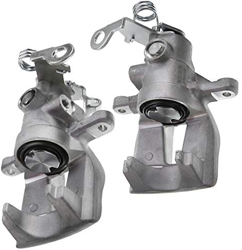 Frankberg 2x Pinza Freno Pinza del Freno Posteriore Sinistra Destra Fusione di alluminio Compatibile con Multipla 186 Multipla Van 186 Stilo 192 Stilo Multi Wagon 192 Stilo Van 192 Replace# 343346