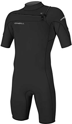 ONeill Traje de Neopreno Spring Shorty Hombre Hammer 2mm Chest Zip Spring Shorty - Negro - Easy Stretch Breathable - Double Super Seal Neck
