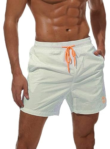 ZOXOZ Bañadores para Hombre con Bolsillo Surferos Impermeable Secado Rápido con Forro de Malla