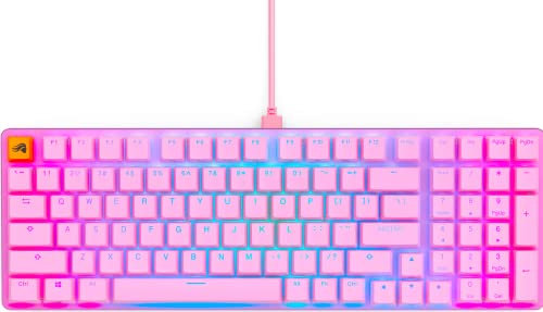 Glorious Gaming GMMK 2- Custom Keyboard - Hot Swappable Mechanical Switches - Full Size Wired Keyboard -Cherry Mx Style - Double Shot Keycaps & Linear Switches - PC Gaming Setup Accessories