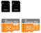 talebasic 32 GB Micro SD Card Class 10 Speicherkarte mit SD-Adapter, Fast Speed TF Card für Tablet/Handy/Kamera/Auto/Spielkonsole (2 Stück, 32 GB)