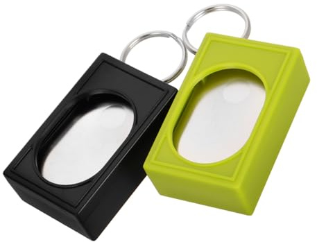 LIGHTAOTAO Clicker per Cani 2 Pezzi in Plastico e Metallo, Strumento Multipurpose per Addestramento e Correzione Comportamenti, per Addestramento Cani e Agility