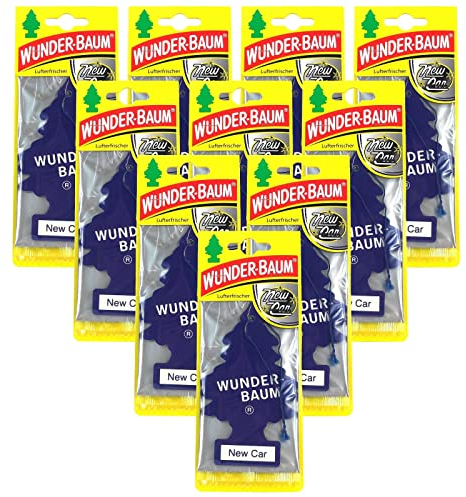 Wunderbaum 10x New Car Orginal Lufterfrischer Duftbaum Fahrzeugduft 1 STK