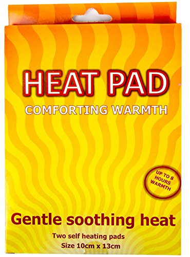 White Hinge 20x Large Instant Warmth Self-Adhesive Soothing Heat Pads - Muscle/Joint Pain Relief