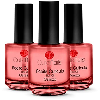 3 x huile pour cuticules - Cerise-Cherry 15 ml/Idéal pour les manucures - Outlet Nails