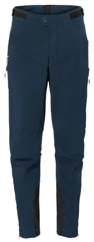 VAUDE Qimsa Pantalon Softshell II Homme – Thermique Hiver, Coupe-Vent, Déperlant, Stretch – Idéal pour VTT et Randonnées à Vélo