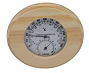 Bastutermometer hygrometer i trähuset