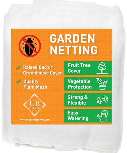 Filets pour Jardin 3x6M | Filet Anti Insecte Potager | Tissu Maillé Blanc de Différentes Tailles pour la Protection Contre Les Moustiques des Fruits et Légumes