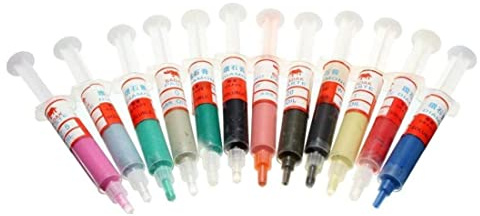 Polishing Compound, Diamond Lapping Paste Polishing Compound for Fine to Final Polishing Grits 0.5-40 Micron 5 Gram 12Pcs