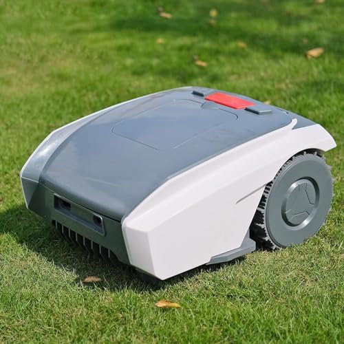 Tagliaerba robotizzato con navigazione assistita GPS, tagliaerba automatico con controllo APP Bluetooth e pianificazione del percorso, pendenza del 25%, sensore pioggia, copre fino a 1/3 acro