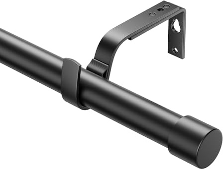 Bastoni per tende estensibili 76-280 cm, diametro 25 mm, asta per tende con staffe regolabili per tende con occhielli, aste decorative resistenti per finestre per camera da letto, soggiorno