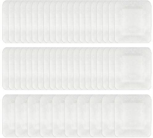 iLamvie Wundpflaster 6 X 7 Cm,50 Stück,Wundverband,Selbstklebender Wundverband Mit Starker Haftung,Schützt Vor Schnitten Und Kratzern,Starke Klebekraft