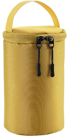 Skyddslock för campingburkar | Isolerat lock för propantank, kolgasflaskväska, skyddande förvaringsväska, tanklock för olika spor, Khaki Large, Se référer au descriptif, Klassisk | Kolgasbehållare Förvaring Cover Protector Coalgas Camping Outdoor Car Travel