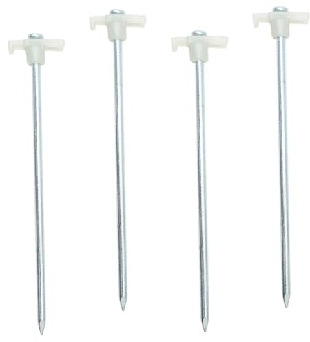 YARNOW 4piezas Clavos para Carpas Estacas De Seguridad Duradero Acampada Accesorios Tienda Campaña
