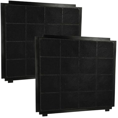 vhbw 2x Filtres à charbon actif compatible avec Airforce F203 A 60 TSE, F203 A 60 VV4 TSE, F203 A 60 WH TSE, F203 A 90 BK TSE hotte aspirante