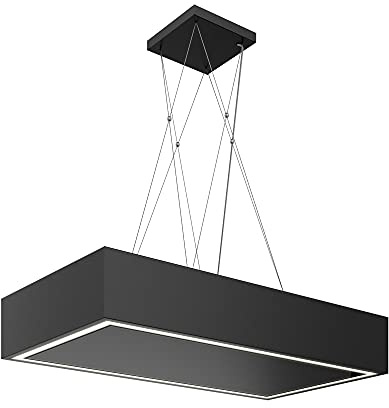 Futuro Futuro Island-Mount Ductless Range Hood 36 940-CFM | Balance Black | Contemporary Vent Hood | Modern Italian Exhaust Hood | LED, Ultra-Quiet with Blower