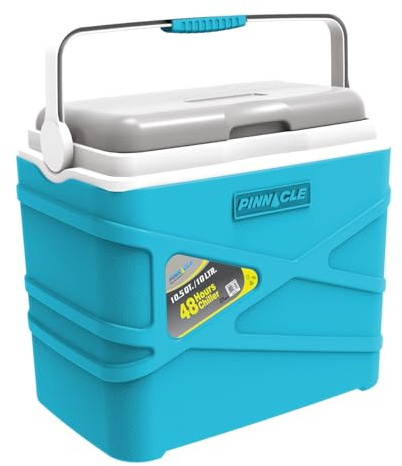 Pinnacle-Glacière Isotherme de 10 litres – Glacière Portable pour Camping/Pique-Nique – glacière Dure Qui Garde au Frais Pendant 48 Heures – avec rétention de Glace – Glacière Robuste pour la Plage,