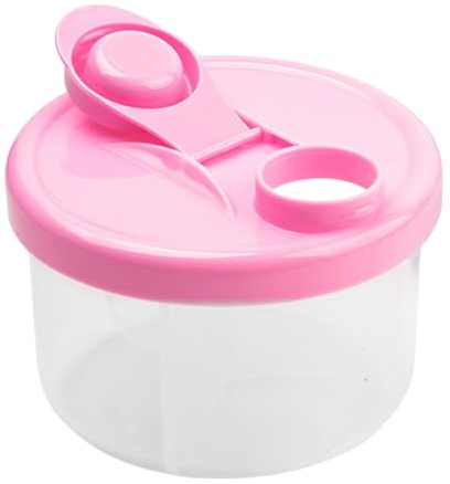Travel Formula Dispenser, Outdoor Milk Powder Box, 300ml Portable Formula Case with 3 Dividers for Kindergarten Roadtrip Outdoor Nursery Camping Hospital Travel