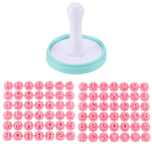 SUNNYCLUE Kex bokstäver stämplar alfabet kakstämpel plastnummer 0-9 symboler kaka fondant prägling formar stämpel skärare set med verktyg för bakning matlagning gör-det-själv hantverk kreativ