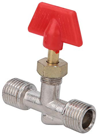 Valvola a Spillo 1/4 per Compressore d'Aria - 5 Pezzi Valvola a Sfera Galleggiante, Ricambi per Tubo Flessibile Pneumatico, Accessori Strumenti ad Aria Compressa