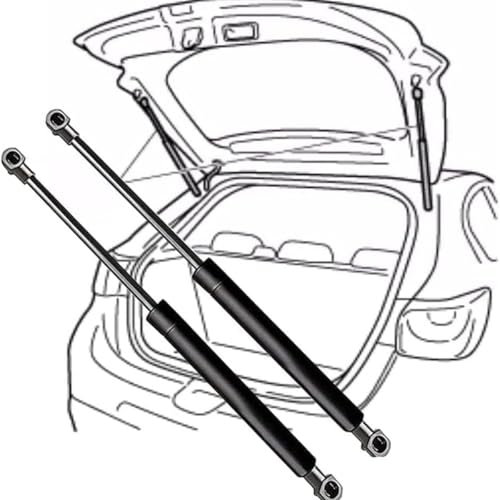 RuiYiL 2 Stück Auto HeckklAppendämpfer für Lada NIVA 1976-2016, Kofferraum Heckklappe Stoßdämpfer Dämpfer Lift Unterstützung Hydraulische Stange Zubehör