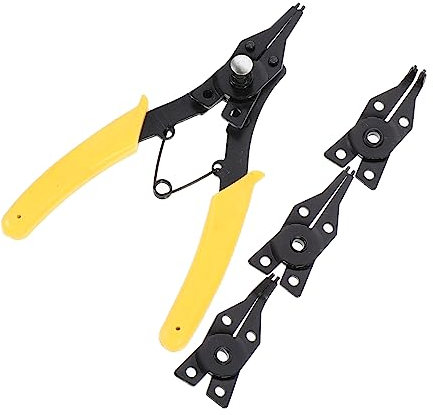 Tofficu 1 Juego De Pinzas De Resorte Alicates De Retención A Presión Pinzas De Anillo De Retención Herramientas De Resorte Alicates Para Quitar Anillos Herramientas Multifunción