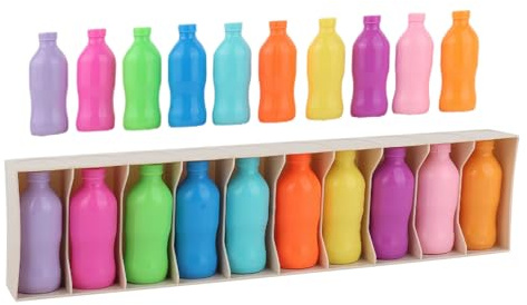 Mppchhn Jeu De Mémoire, Jeu De Devinette des Bouteilles Colorées, Activité Éducative pour Et Adultes en Classe Fêtes Pique-Nique en Famille