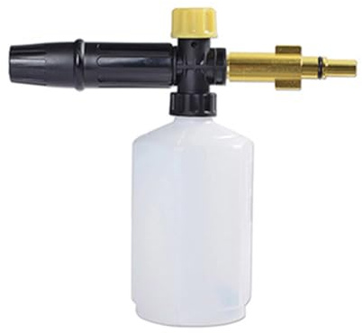 FUANA Pulverizador de espuma de alta presión para lavadora a presión, boquilla ajustable, olla de limpieza de gran capacidad con construcción de aluminio y nailon, para jardín y uso al aire libre