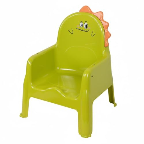 Gralara Chaise Haute Multifonction Antidérapant Dossier Confortable pour tout-Petits, Bébés, Vert, Sans Plaque