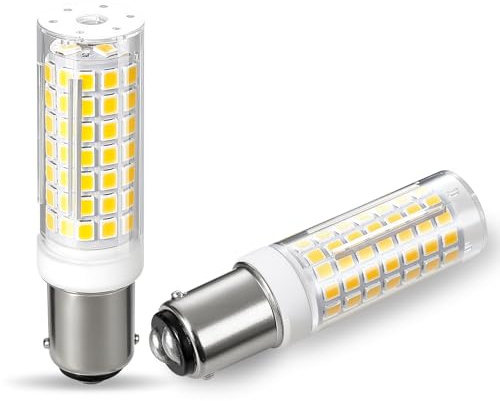 Rohociky Lampadina LED B15D dimmerabile da 7 W, sostituisce la lampadina alogena Halolux Ceram da 75 W B15D, bianco caldo 3.000 K, 220 V-240 V, 730 lumen, confezione da 2