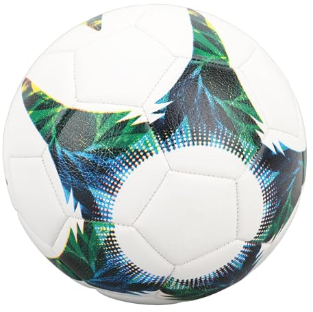 Asixxsix Ballon de Football pour Enfants, Taille 4, Doublure en Caoutchouc Imperméable, Rebond amélioré, Ballon de Football pour Jeunes avec Sac en Filet à épingle à Gaz pour Jeu en Intérieur et en