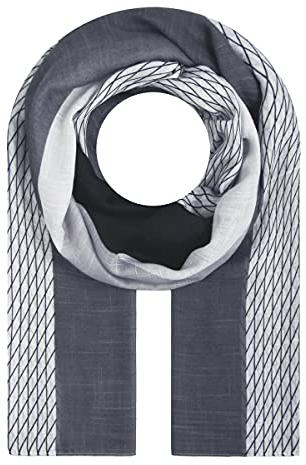 Majea Halstücher Damen Tuch Kopftuch Halstuch Schal Damen-Schal Tücher Damen Stola (880030) (schwarz 32)