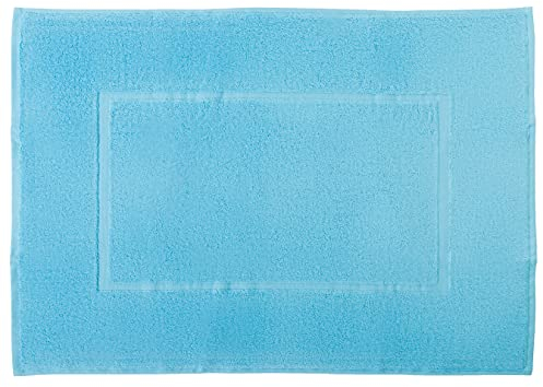 valneo Badezimmerteppich, 50 x 70 cm Badematte - Badteppich aus 100% Baumwolle - Badvorleger, Badematte erhältlich, waschbar und pflegeleicht