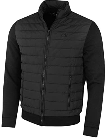Calvin Klein Mens Hybrid Jacket - Black - M