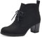 MARCO TOZZI Damen Stiefeletten mit Absatz zum Schnüren Vegan, Schwarz (Black), 41 EU