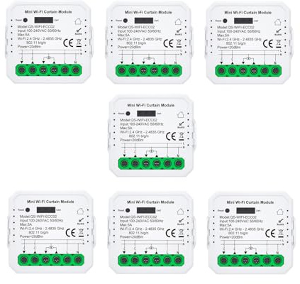 [Funzione Percentuale]Interruttore Tapparelle WiFi,Modulo Comando Smart per Tapparelle Elettriche, Controllo App Smart Life, Comando Vocale (7)