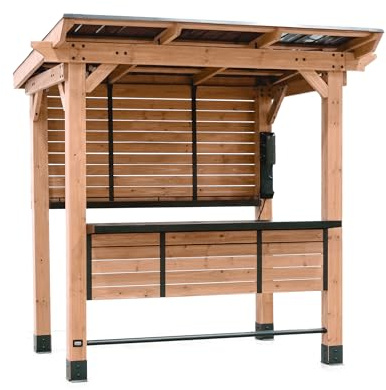 Backyard Discovery Cedar Springs Outdoor Bar | Powerport | 2.6m x 1.9m