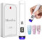 MelodySusie Lampe UV Ongles Gel, Mini Rechargeable Lampe UV Sèche Ongles avec 2 Minuteries, Séchage Rapide, Lampe à Ongles Professionnel avec Affichage LED à Capteur Automatique (blanc)