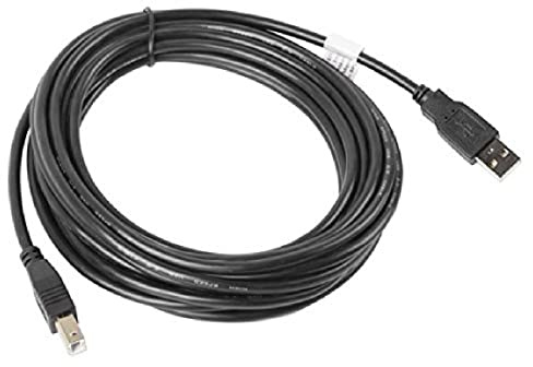 Lanberg CA-USBA-10CC-0050-BK USB 2.0 A-kontakt till USB 2.0 B-kontaktkabel, 5 m svart