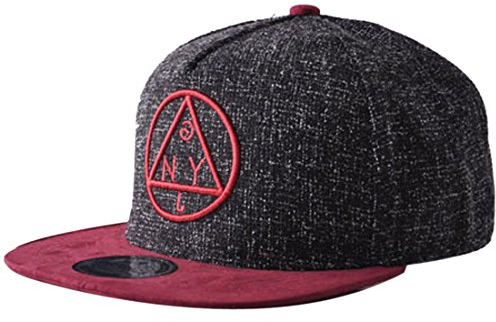 Belsen Kind Hip-Hop Dreieck Muster Cap Baseball Hut (Schwarz)