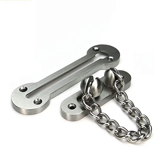 Türkette, Riegeltorverschlüsse, Türbegrenzer, Diebstahlsicherungskette aus Edelstahl, Türkette, Türschnalle, Diebstahlsicherung, Sicherheitskette, Türriegel, Diebstahlsicherung, Hotel-Antiblockierkett