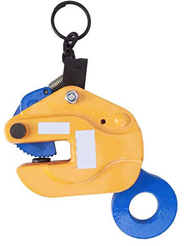 Equipo de Resorte Antideslizante de Elevación con Abrazadera de Placa Vertical de Acero de Aleación 1T, Duradero y Fácil de Usar para Piezas Mecánicas