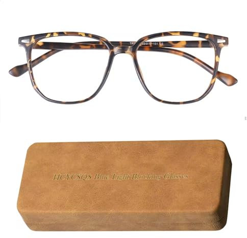 blaulichtfilter brille Blaulichtbrille ohne Sehstärke Damen Herren Superleichte Anti-Müdigkeit Computerbrille Gaming Schutzbrille Blue Light Blocking Glasses