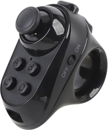 VR Fjärrkontroll Gamepad, Ring Form VR Hand Controller Bluetooth-kontroll, Trådlös Gamepad Joystick för Mobiltelefon Tablet för Musikvideospel