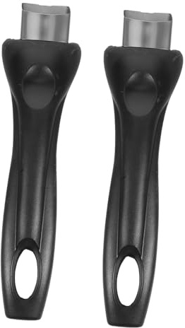 PRETYZOOM Reemplazo Mango De Olla Extraíble Grande 2 Piezas De Baquelita Negra Mango Lateral Aislante Térmico para Cacerolas, Sartenes y Ollas Pequeñas Uso Cocina Accesorios Utensilios
