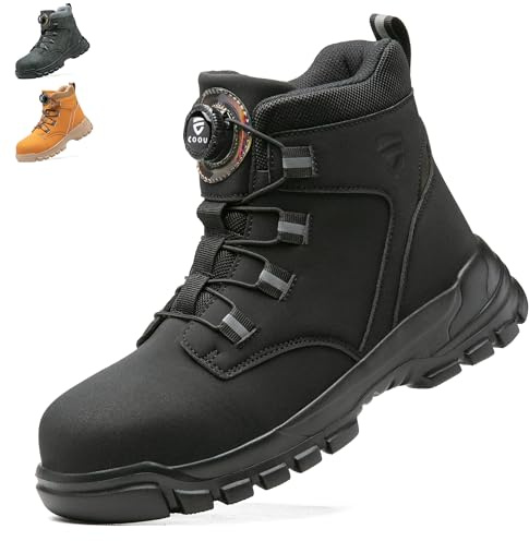 KOIFISH Chaussures de Sécurité Hommes Femmes Montante Basket de Securite