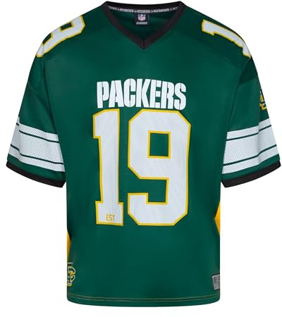 Recovered Green Bay Packers NFL Mesh Oversized Top Jersey Trikot Grün - XXL